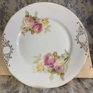 Antique Z. S. & Co Bavaria Floral 9.75" Porcelain Plate